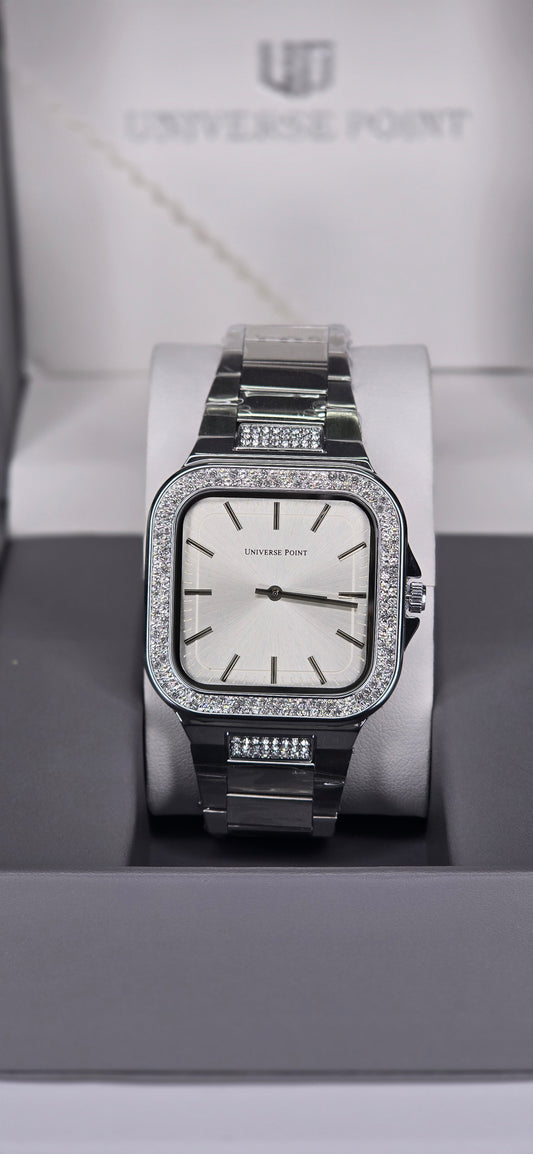 Iced-Out" Square Dress Watch
