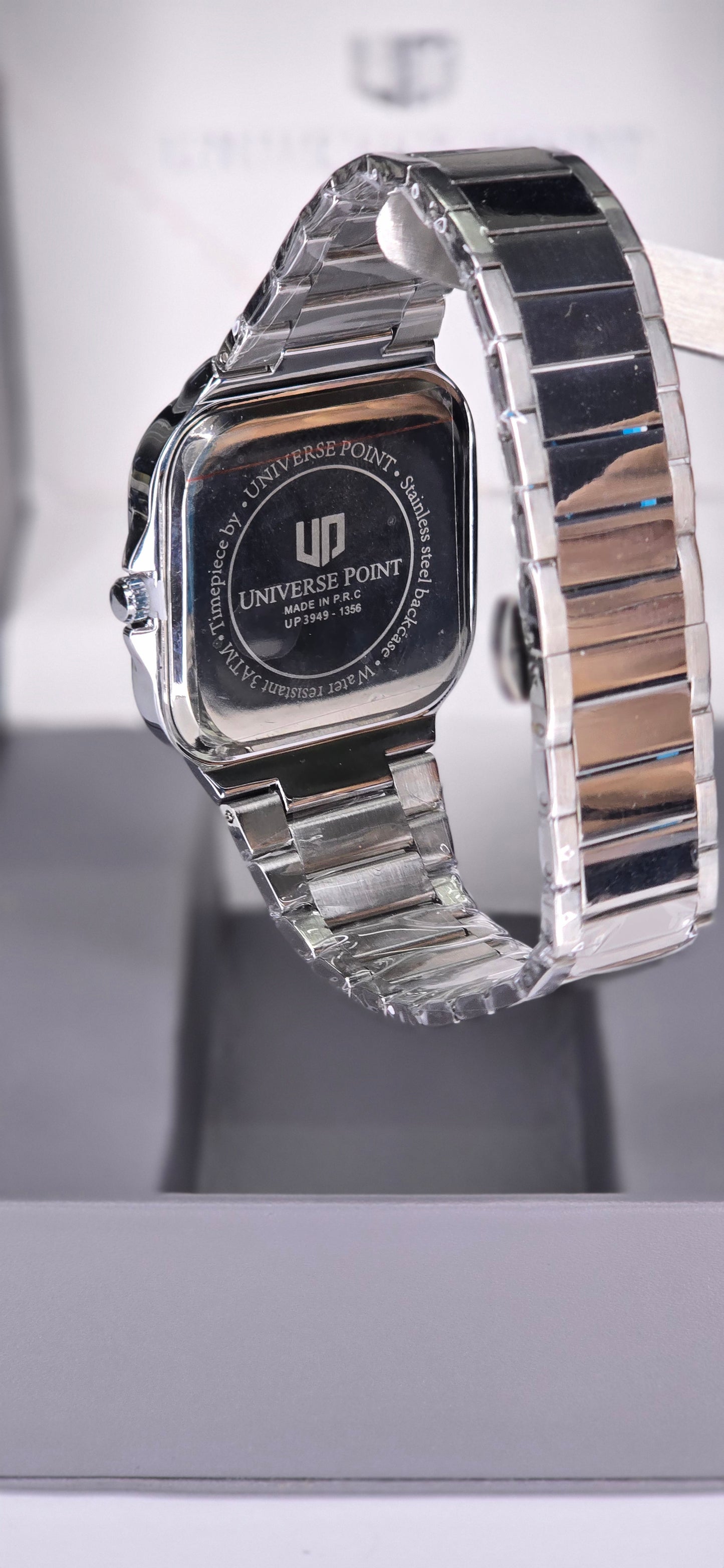 Iced-Out" Square Dress Watch