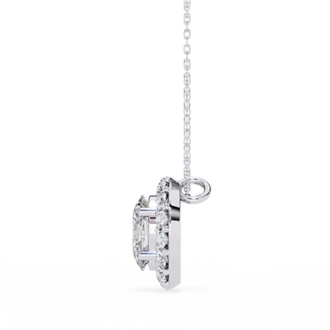 Diamond Halo Pendant