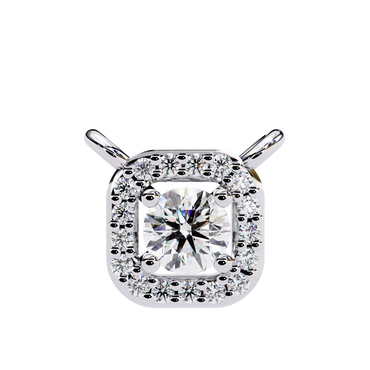 Timeless Elegance Cushion Diamond Pendant