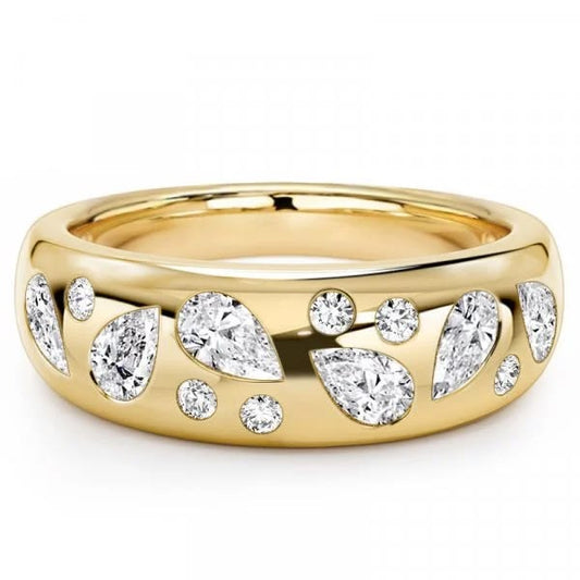 multi-stone diamond band