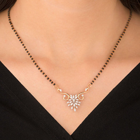 Modern Diamond Mangalsutra