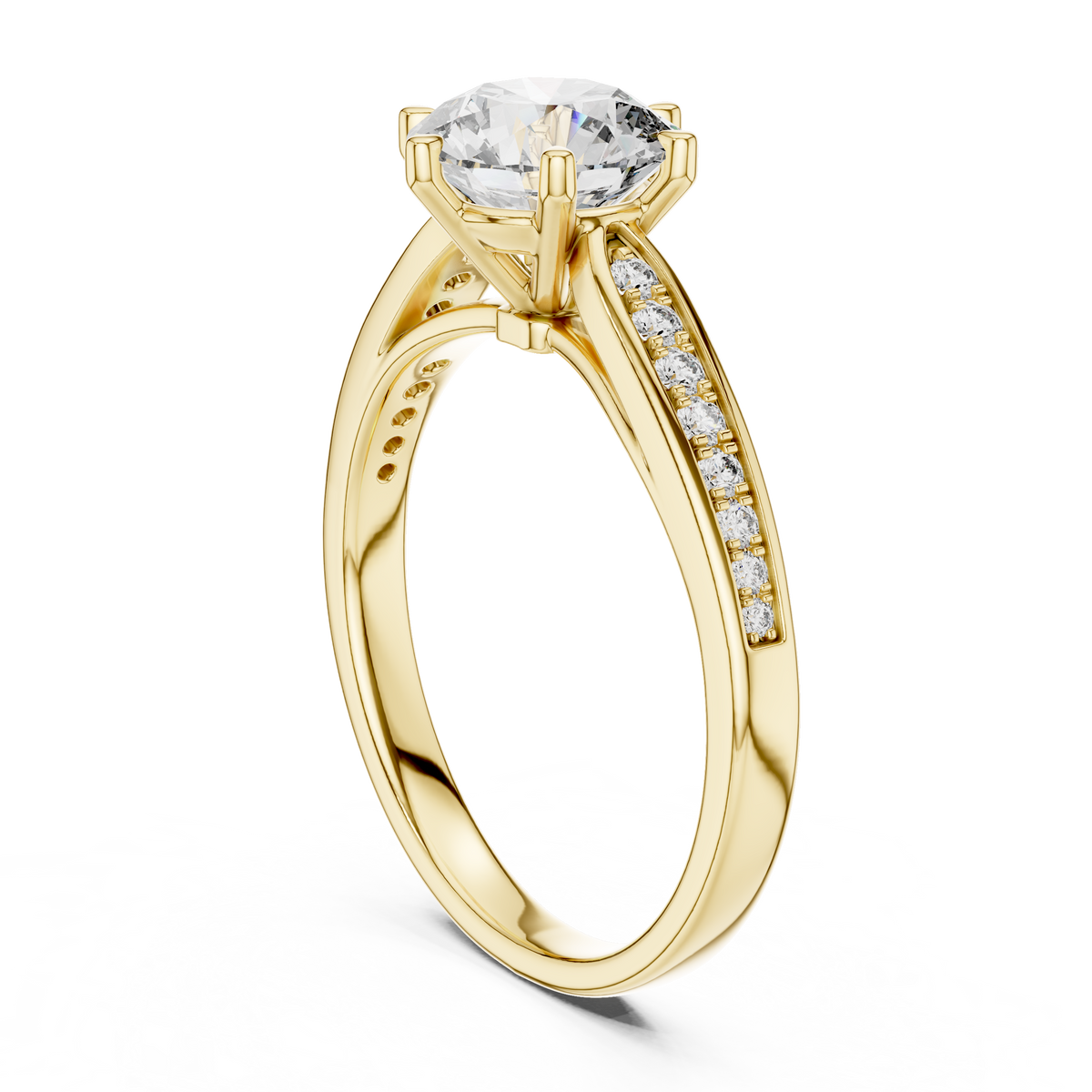 Round Diamond Engagement Ring