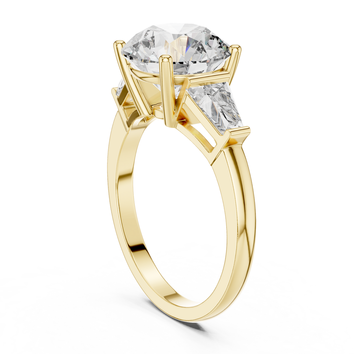 Round Cut Diamond Engagement Ring