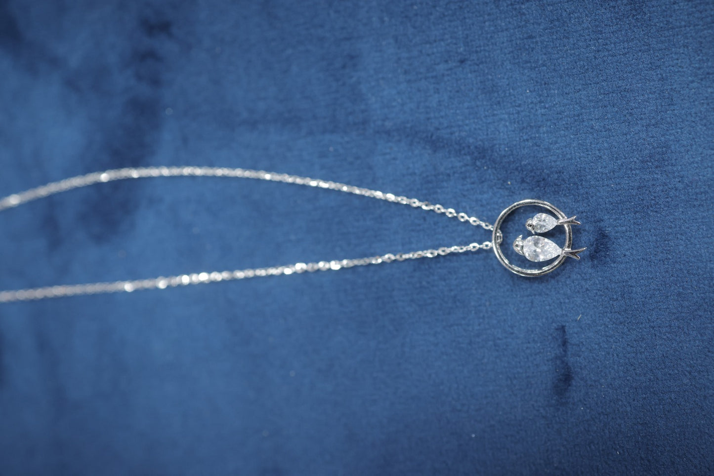 silver-toned necklace