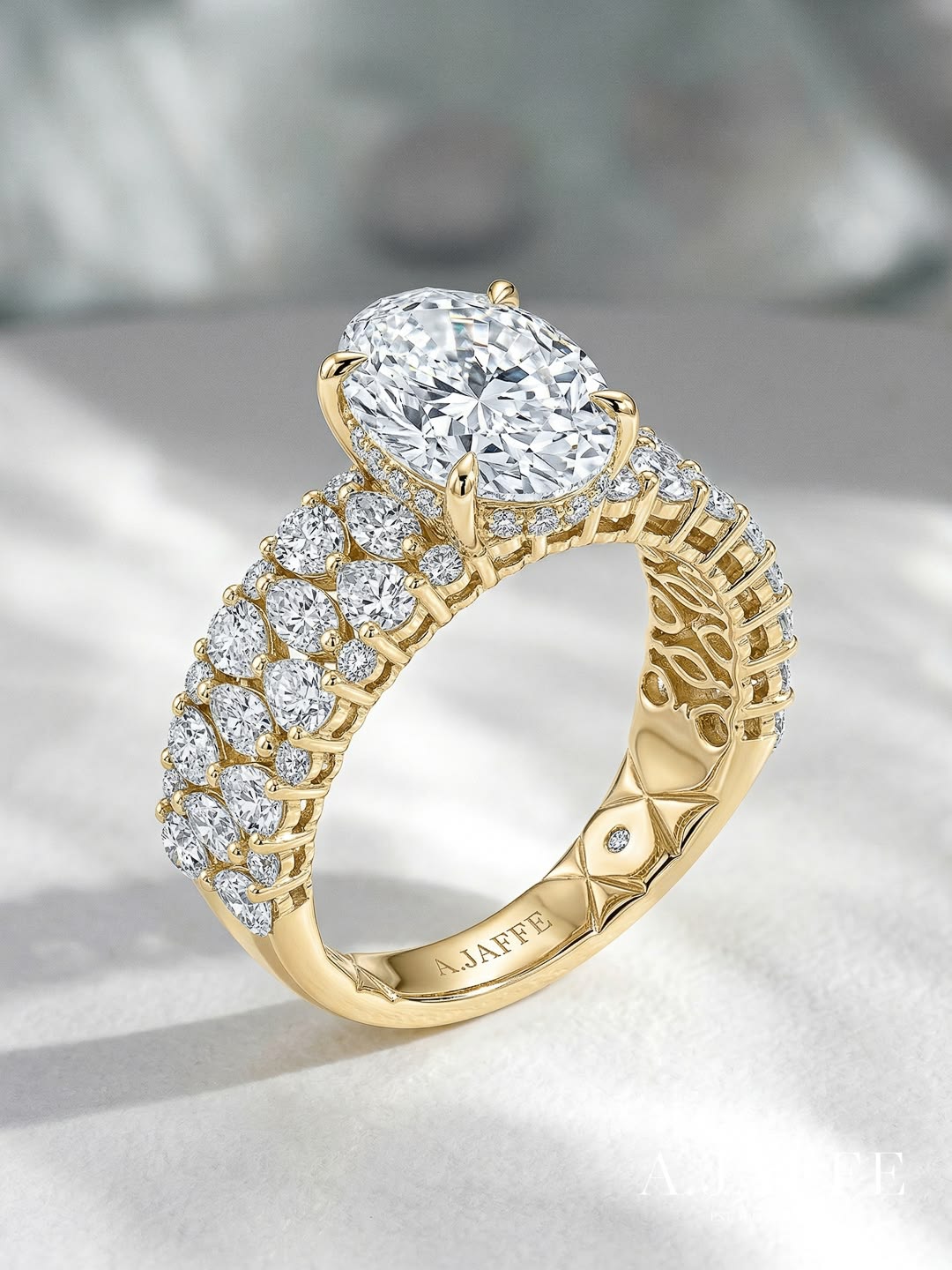 incredibly striking and luxurious engagement ring