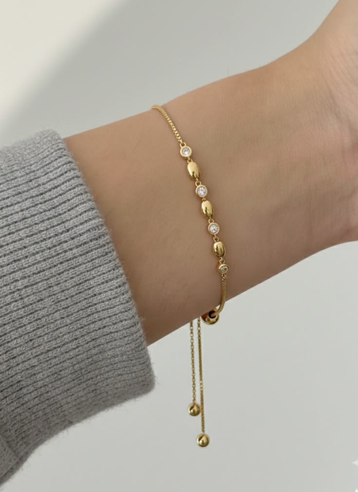 It's an adjustable bolo bracelet