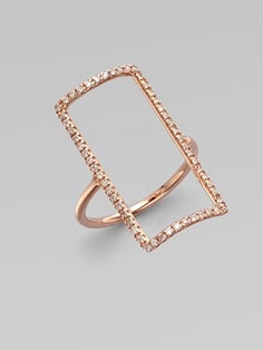 Open rectangle statement ring