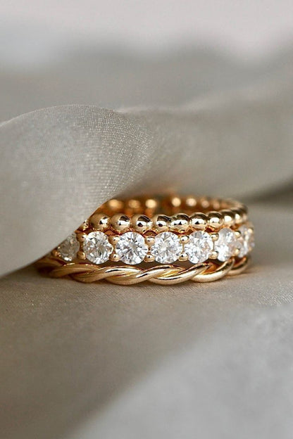 3-Piece Gold Stackable Ring