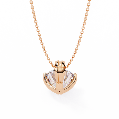 Brilliant Diamond Solitaire Necklace