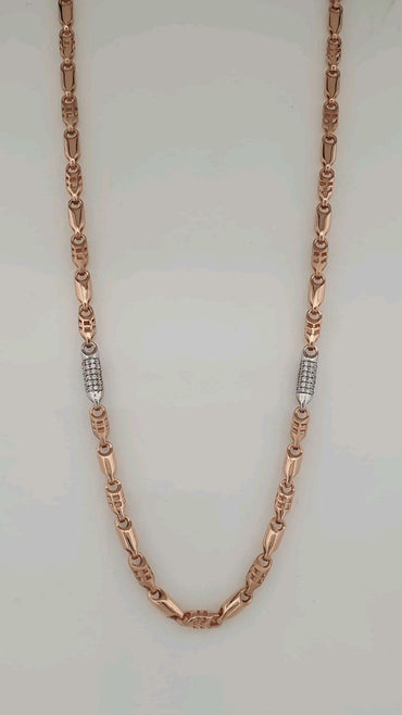 Elegant Two-Tone Statement Link Chain