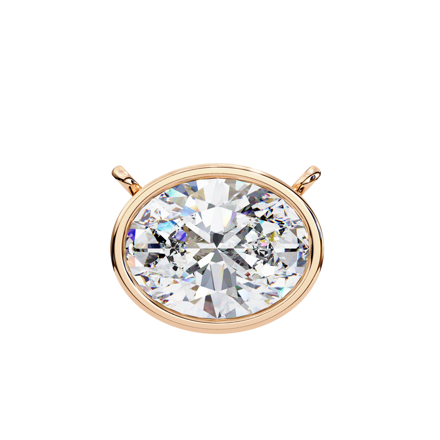 Ovel Diamond Necklace