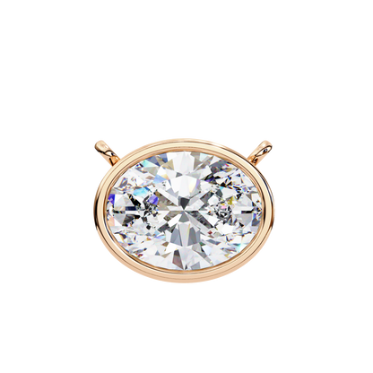 Ovel Diamond Necklace