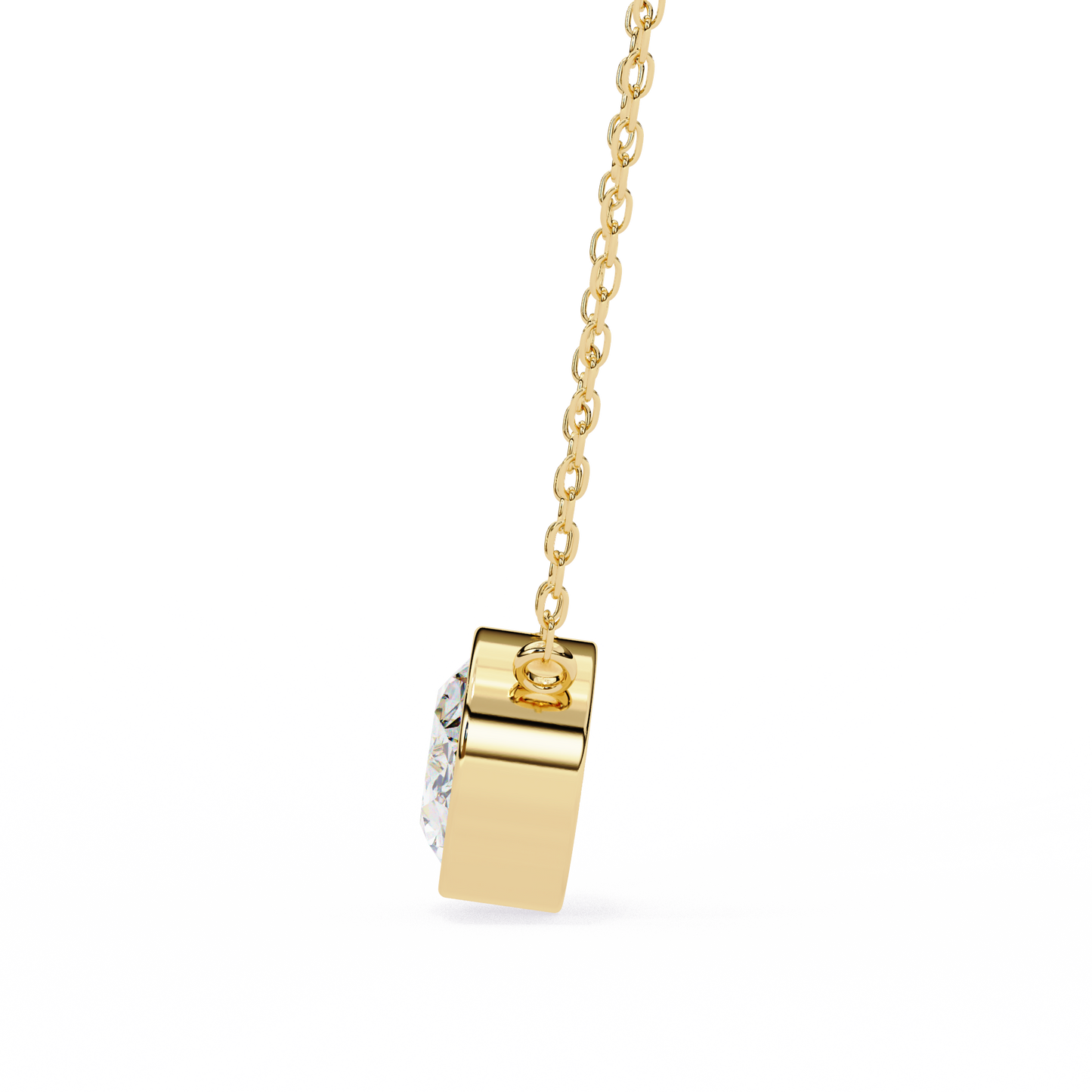 Ovel Diamond Necklace