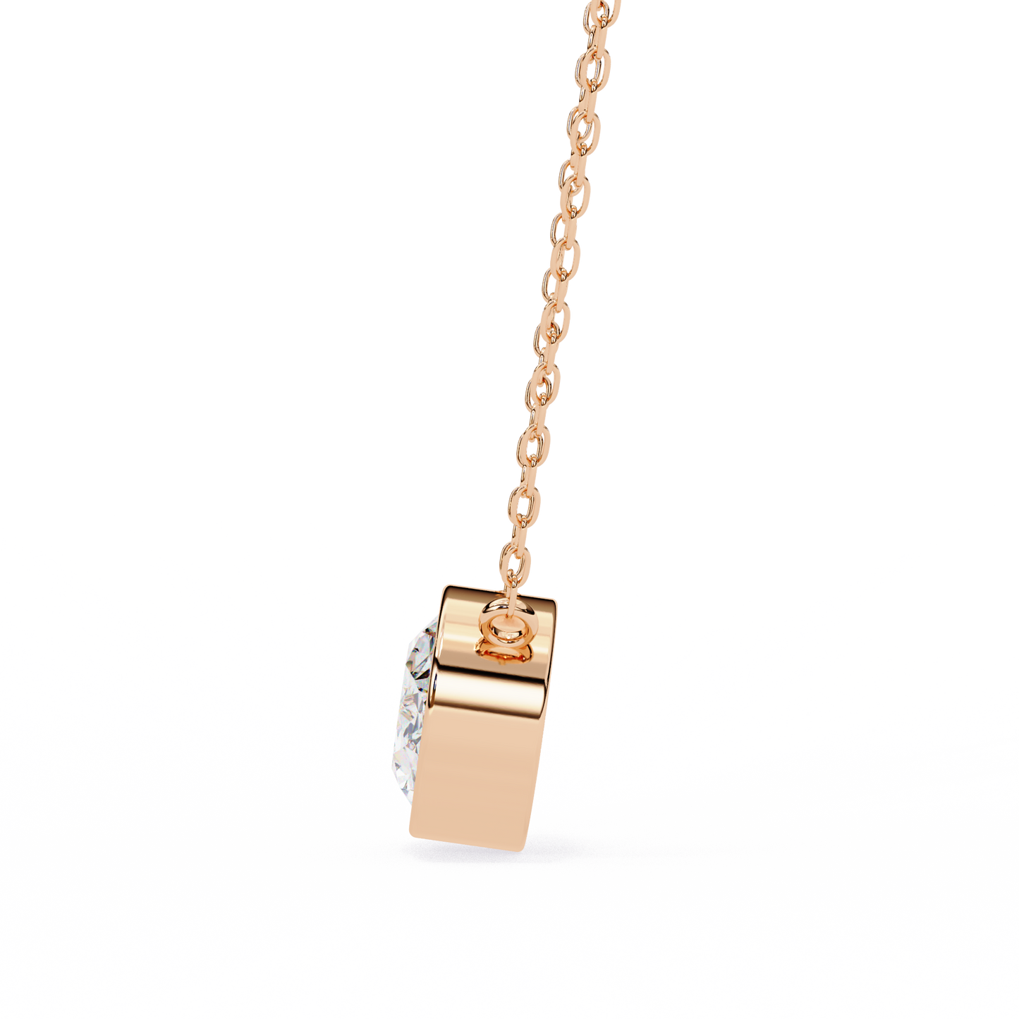 Ovel Diamond Necklace
