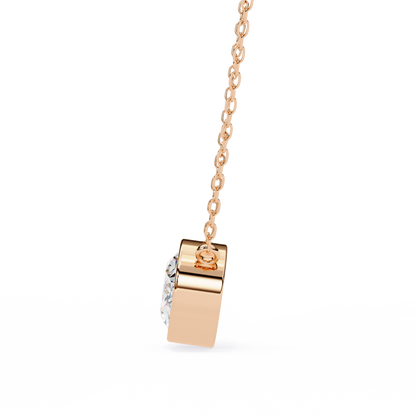Ovel Diamond Necklace