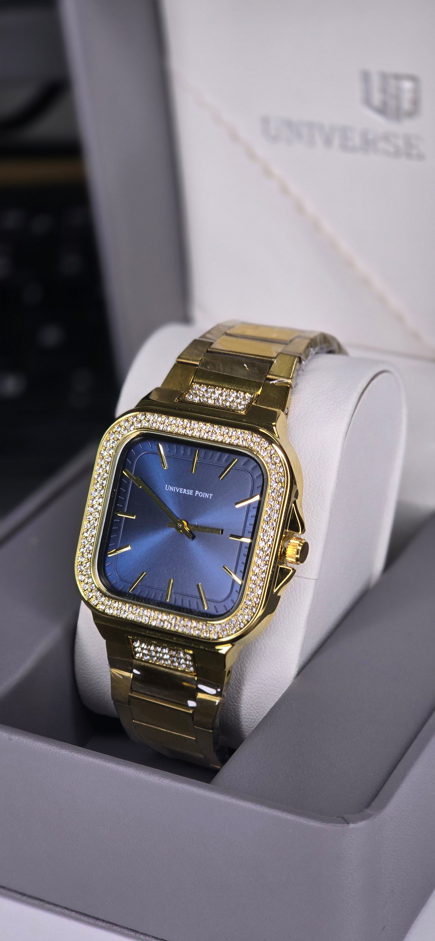 Gold Square Men’s Watch