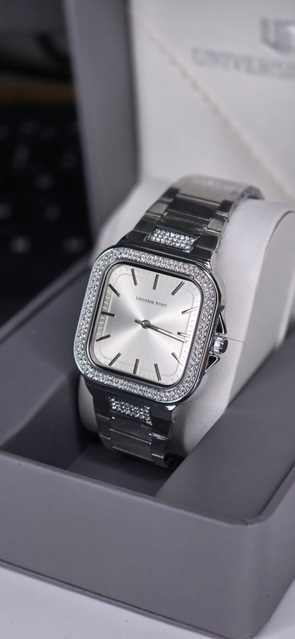 Iced-Out" Square Dress Watch