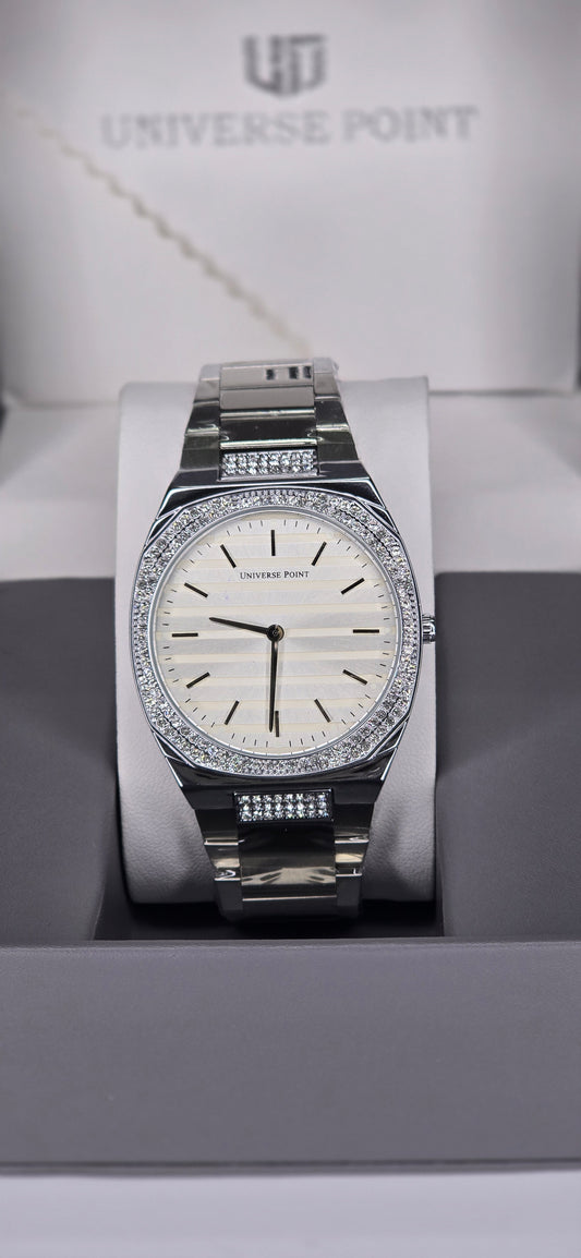Crystal-Bezel Watch