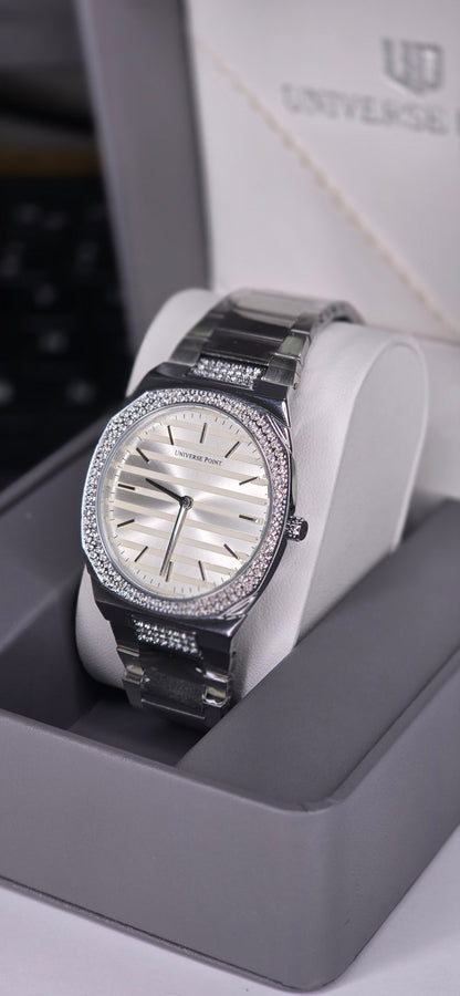 Crystal-Bezel Watch