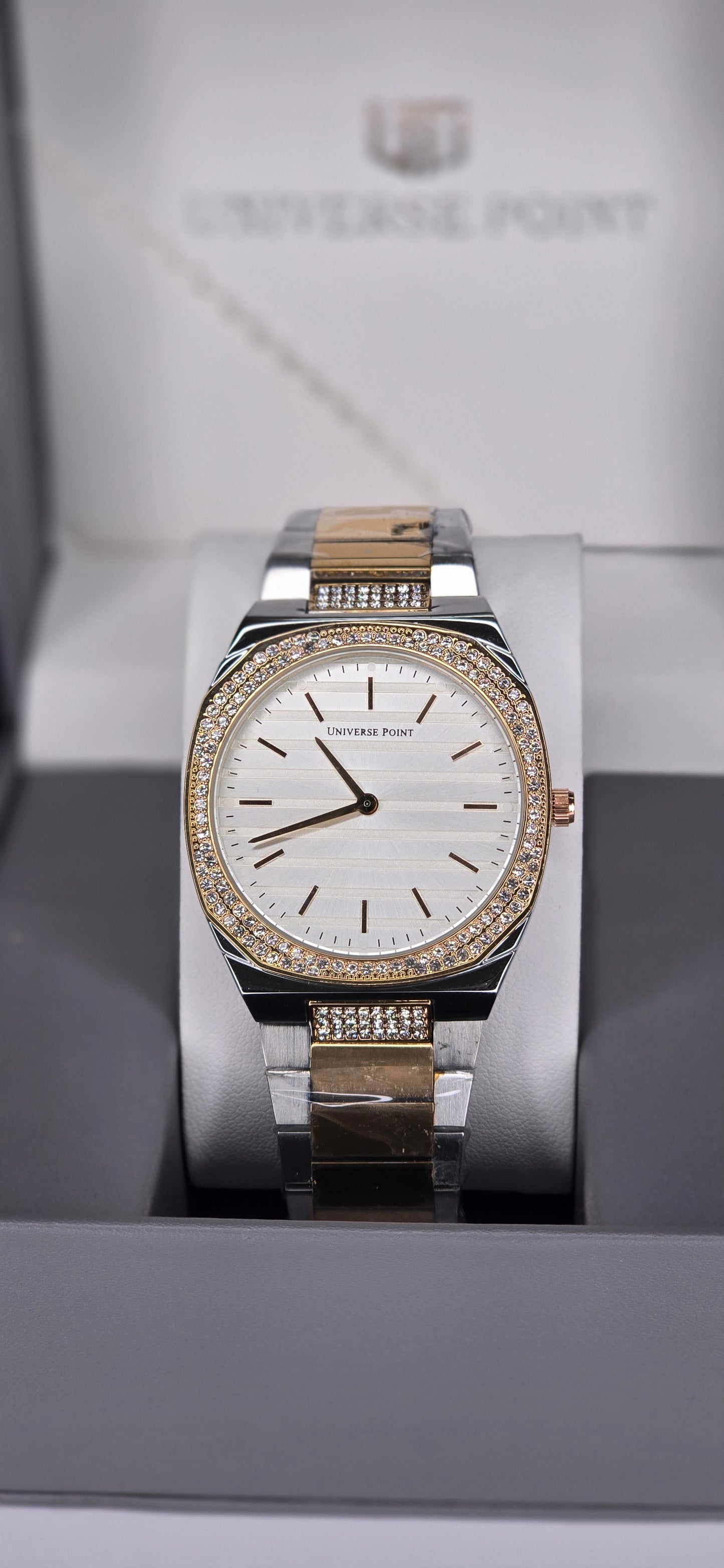 Two-Tone Diamond-Accented Watch
