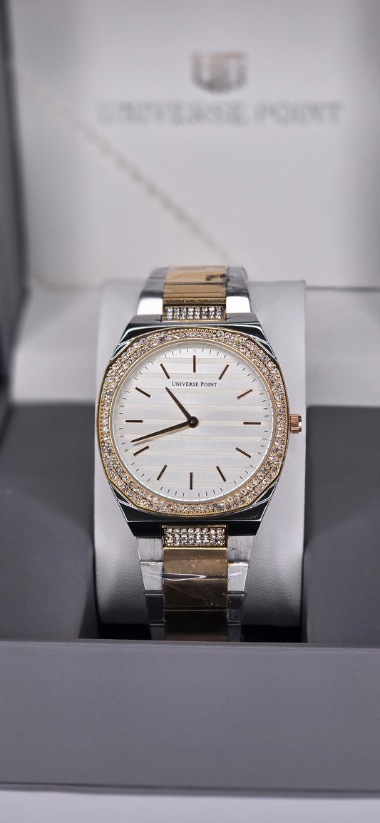 Two-Tone Diamond-Accented Watch