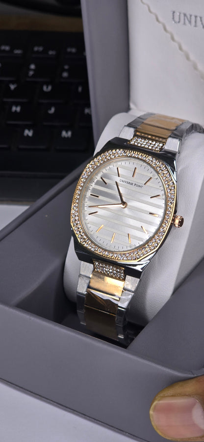 Two-Tone Diamond-Accented Watch