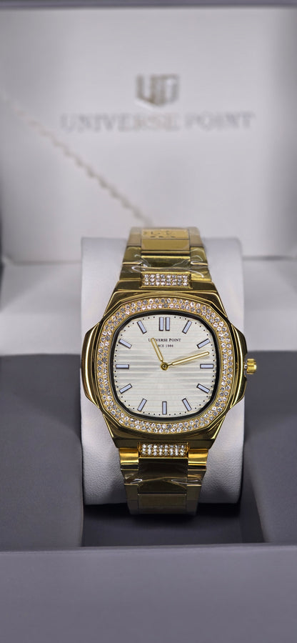 Gold Iced-Out Luxury Style Watch