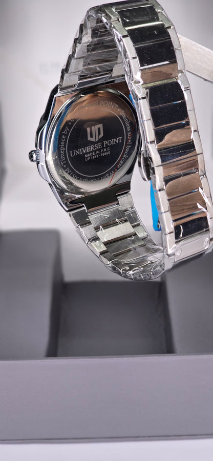 Men's Diamond-Bezel Blue Dial Watch