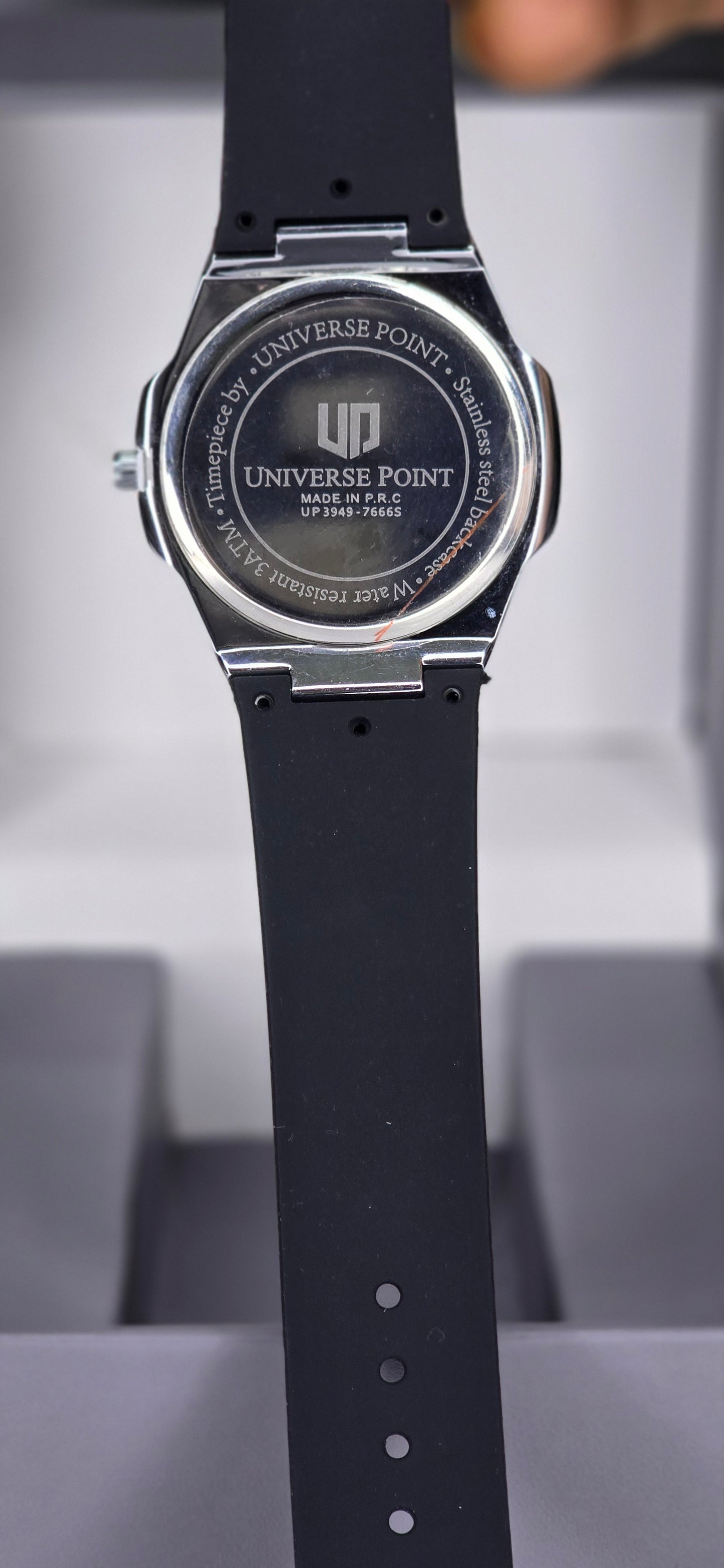 Crystal Bezel Quartz Watch