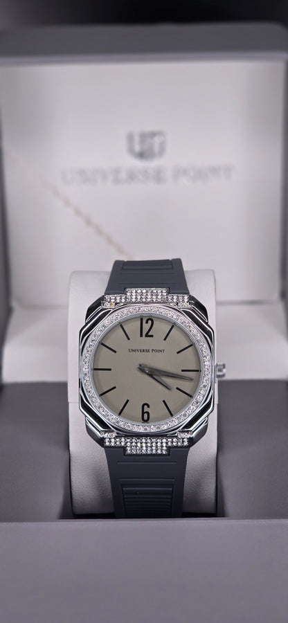 Diamond-Bezel Luxury Quartz Watch