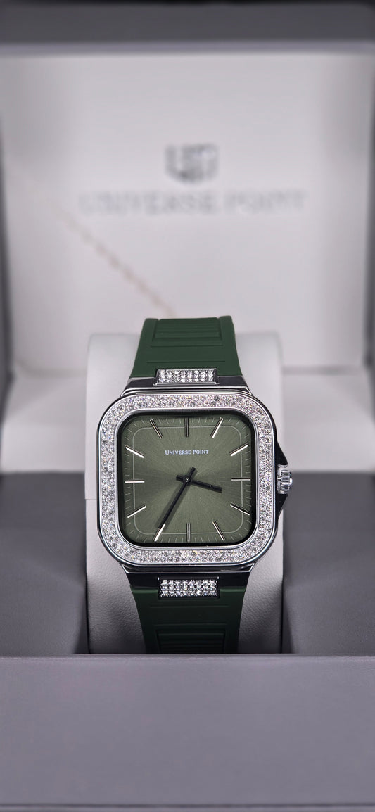 Olive Green & Diamond Edition Watch