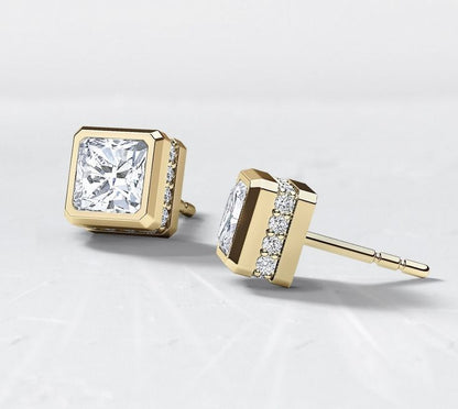 The Lumina Bezel Studs