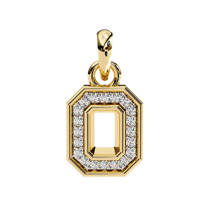Exquisite Octagon Diamond Halo Pendant