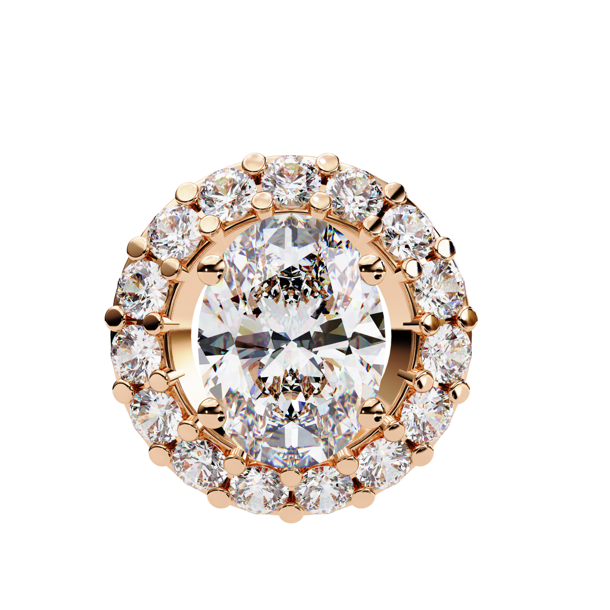 Diamond Halo Pendant