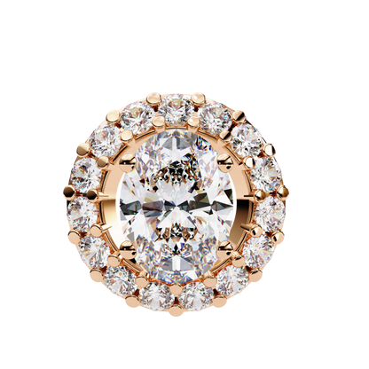 Diamond Halo Pendant