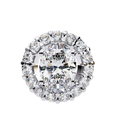 Diamond Halo Pendant