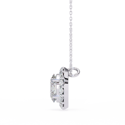 Diamond Halo Pendant