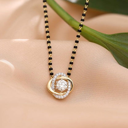 Elegant Modern Diamond Mangalsutra