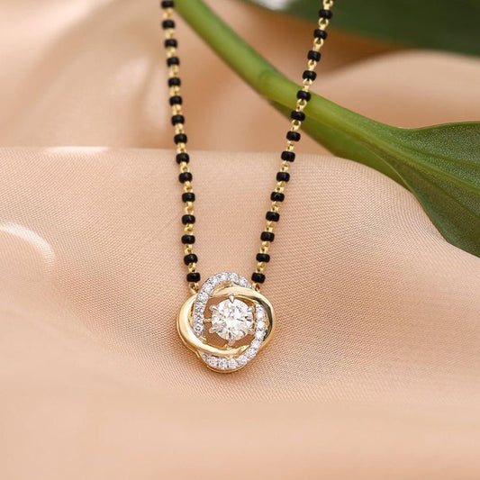 Elegant Modern Diamond Mangalsutra