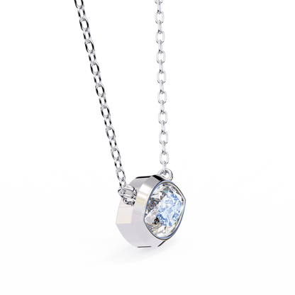 Marquise Bezel-Set Diamond Pendant