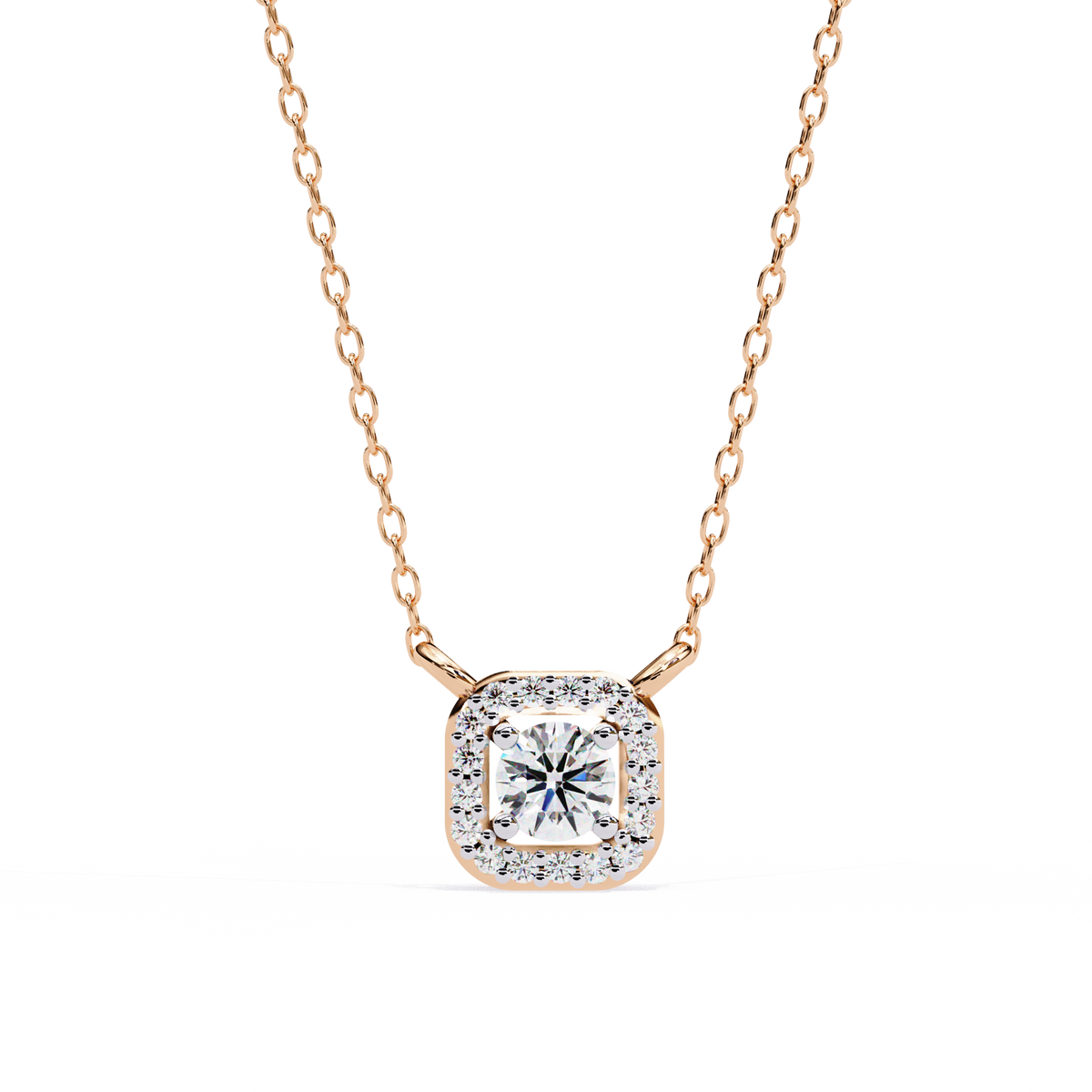 Timeless Elegance Cushion Diamond Pendant