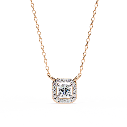 Timeless Elegance Cushion Diamond Pendant