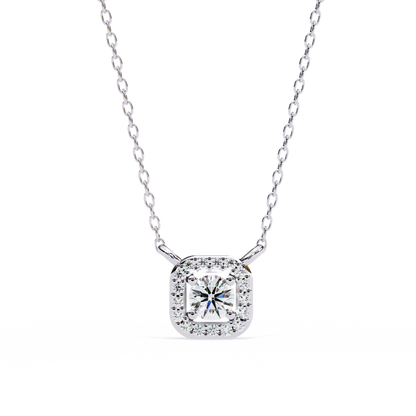 Timeless Elegance Cushion Diamond Pendant