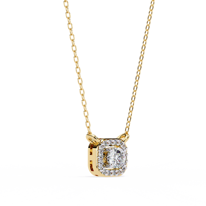 Timeless Elegance Cushion Diamond Pendant