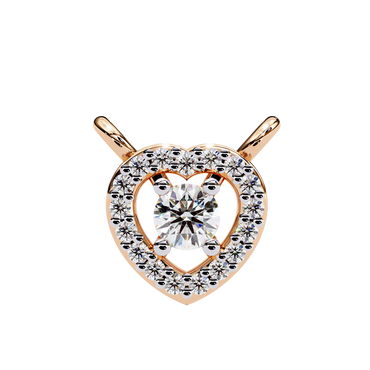 Diamond Heart Pendant Necklace