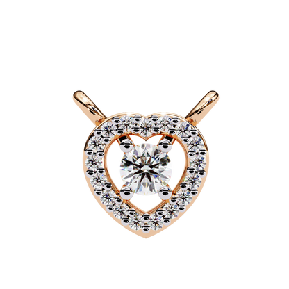 Diamond Heart Pendant Necklace