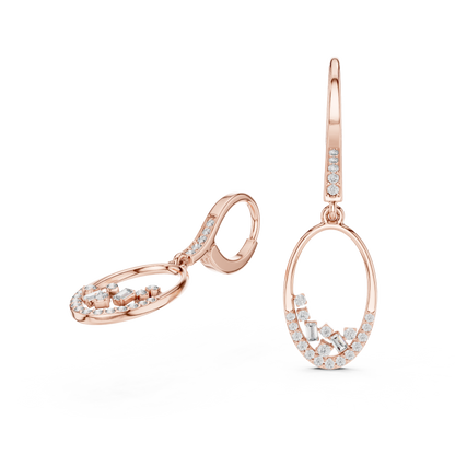 Swarovski Diapason Mixed-Cut Drop Earrings