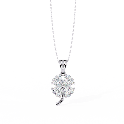 Four precision-cut heart-shaped stones Pendant