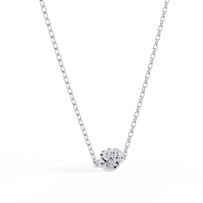 Sterling Silver Diamond Accent "Love" Pendant